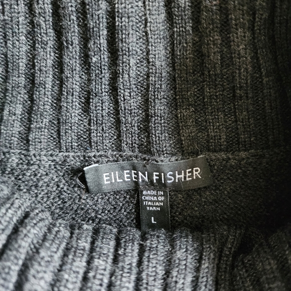 EILEEN FISHER Merino Wool Sweater~L - Picture 6 of 10